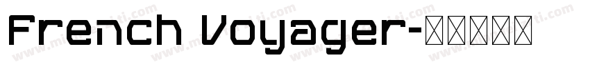 French Voyager字体转换